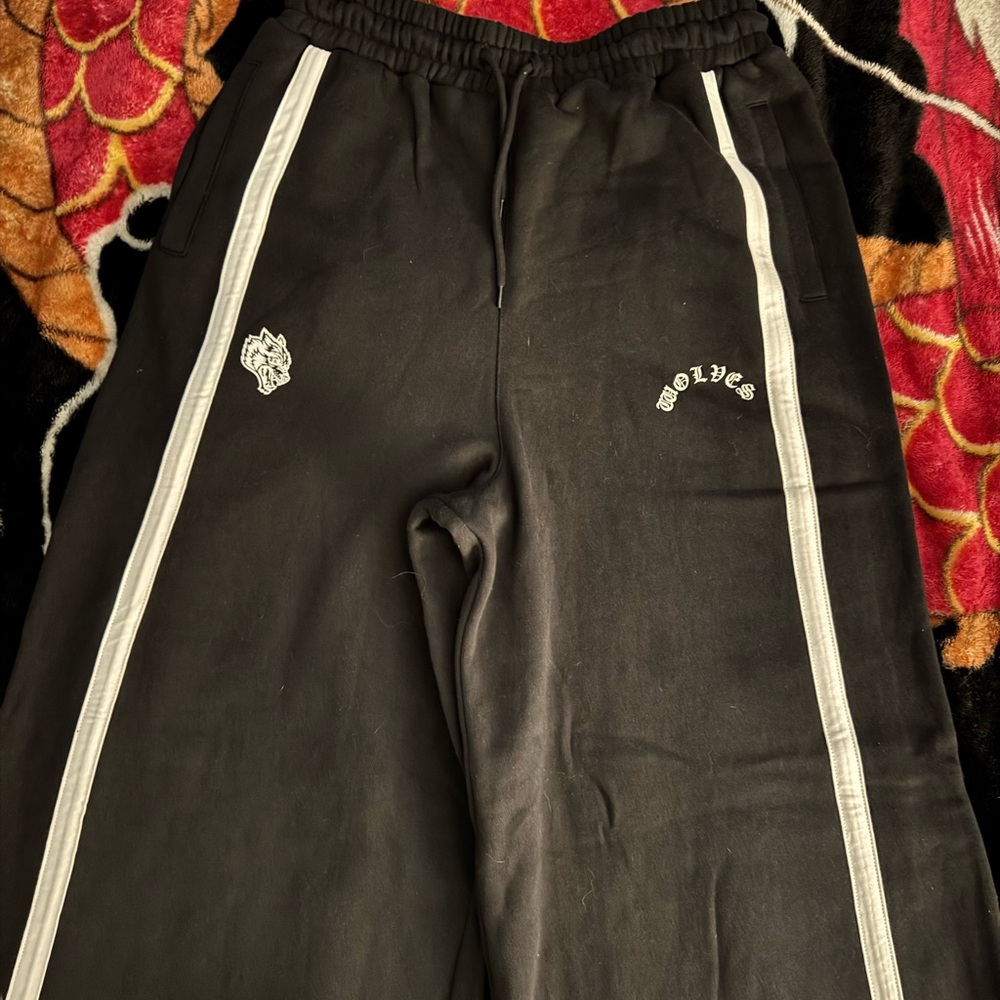 Darc Sport Black Sweatpants - Oversized